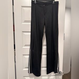 French Connection Black wide leg athletic slacks sz 6